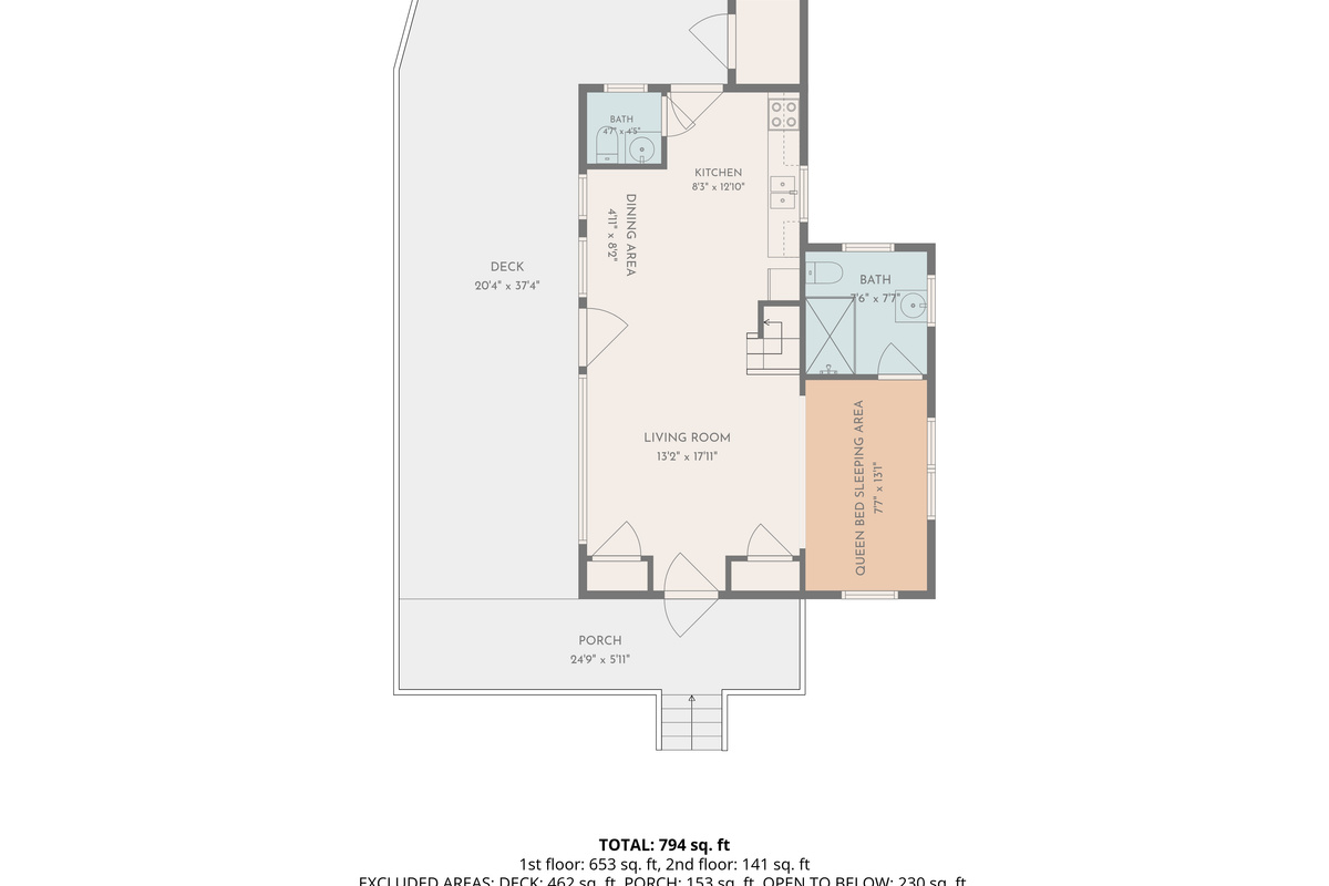 Hatch's Roost Layout 1st Floor