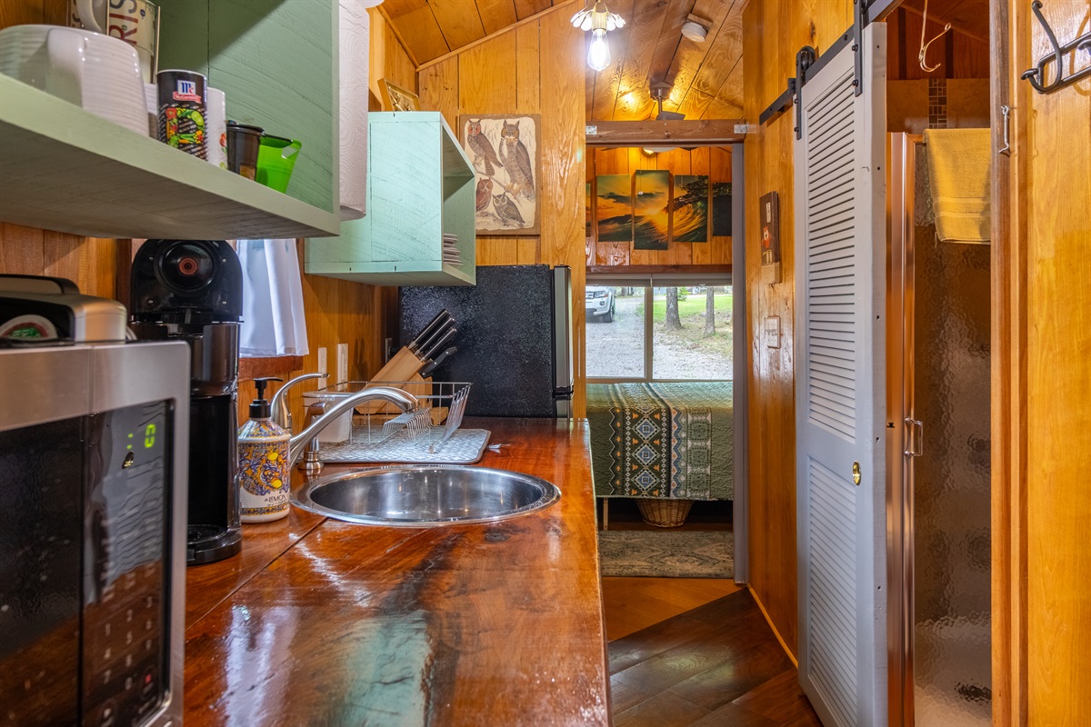 Kitchenette View from Living Room