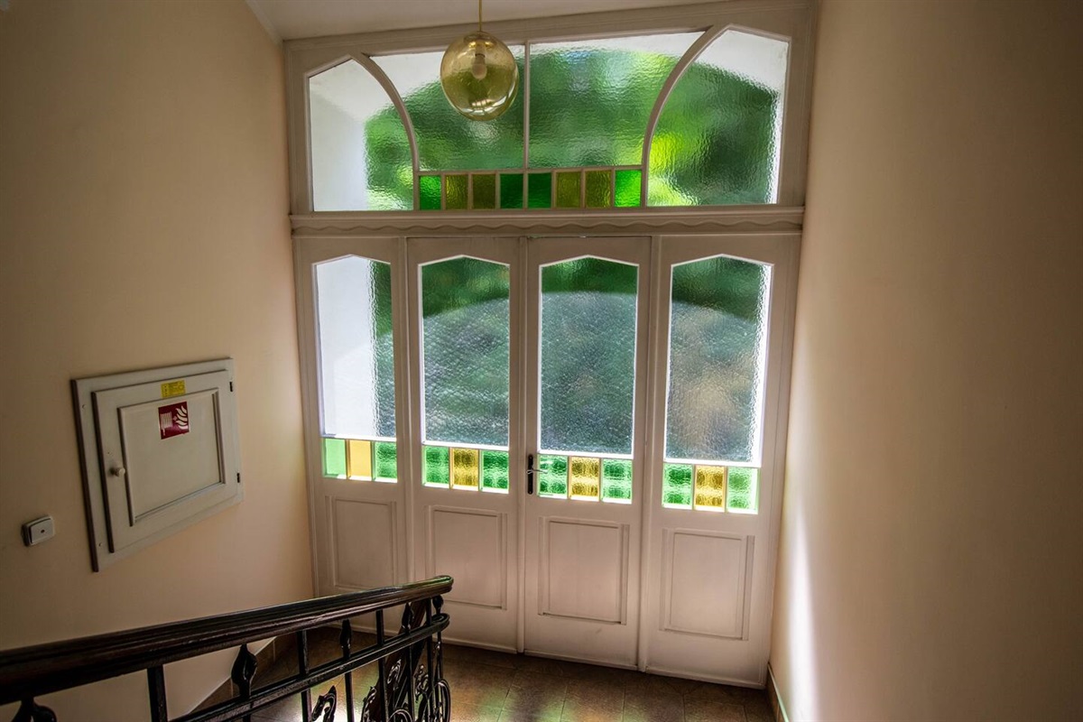 Every floor has this common balcony. Key from it you can find in your apartment