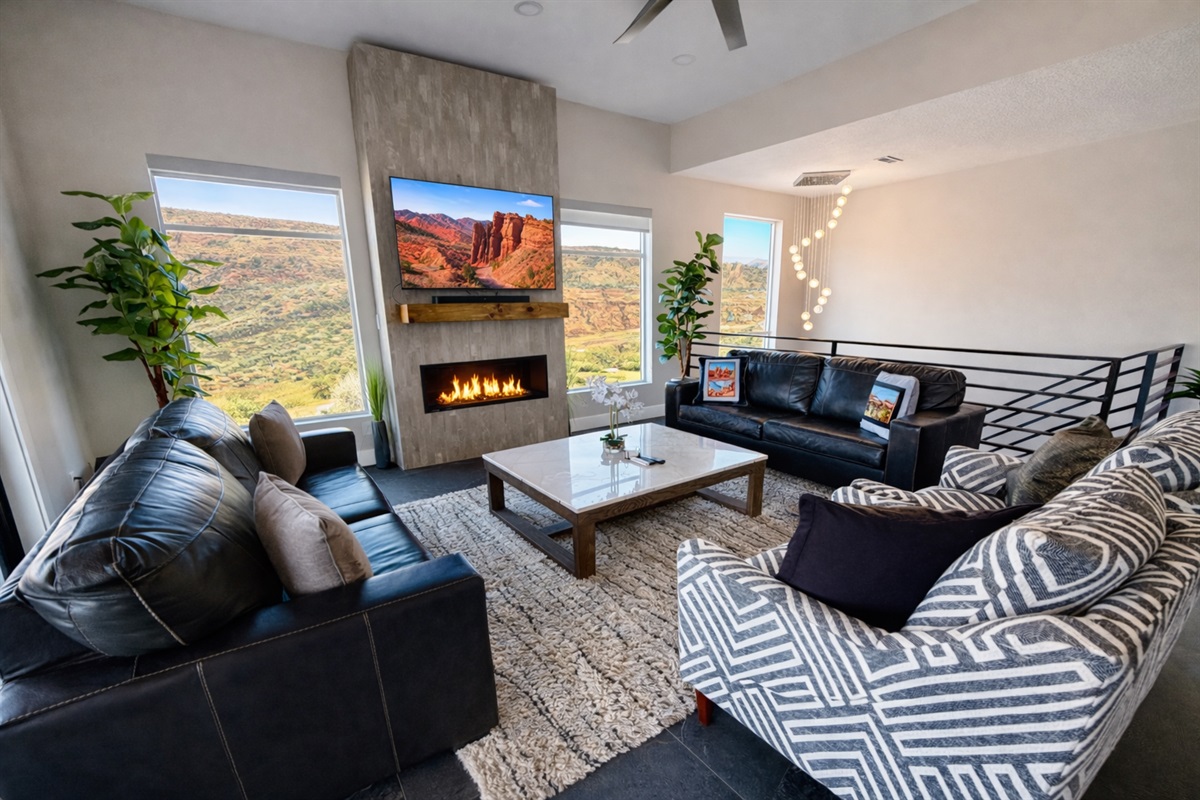 65 inch Smart TV with surround sound