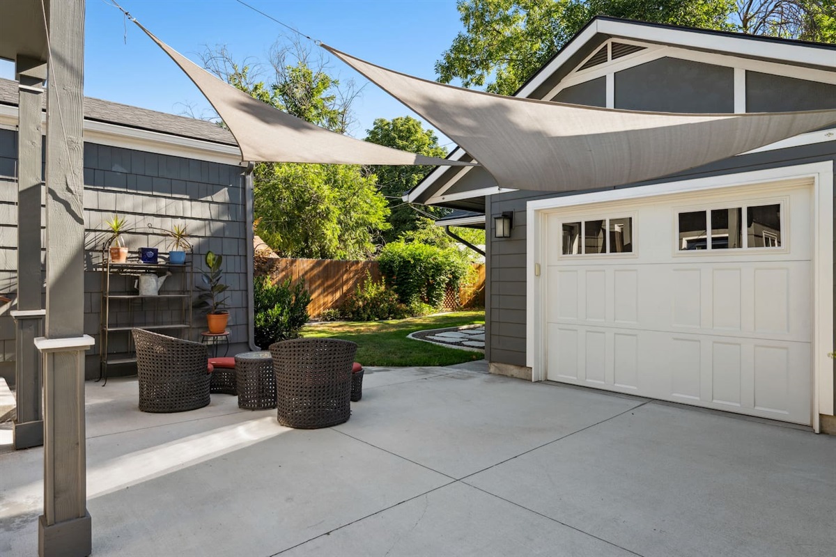 Tranquil outdoor living space