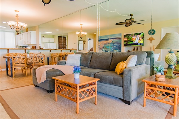 Open living area with a great local vibe.