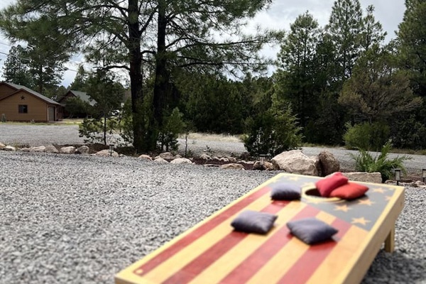 Cornhole vibes-Your best cornhole game is yet to come.