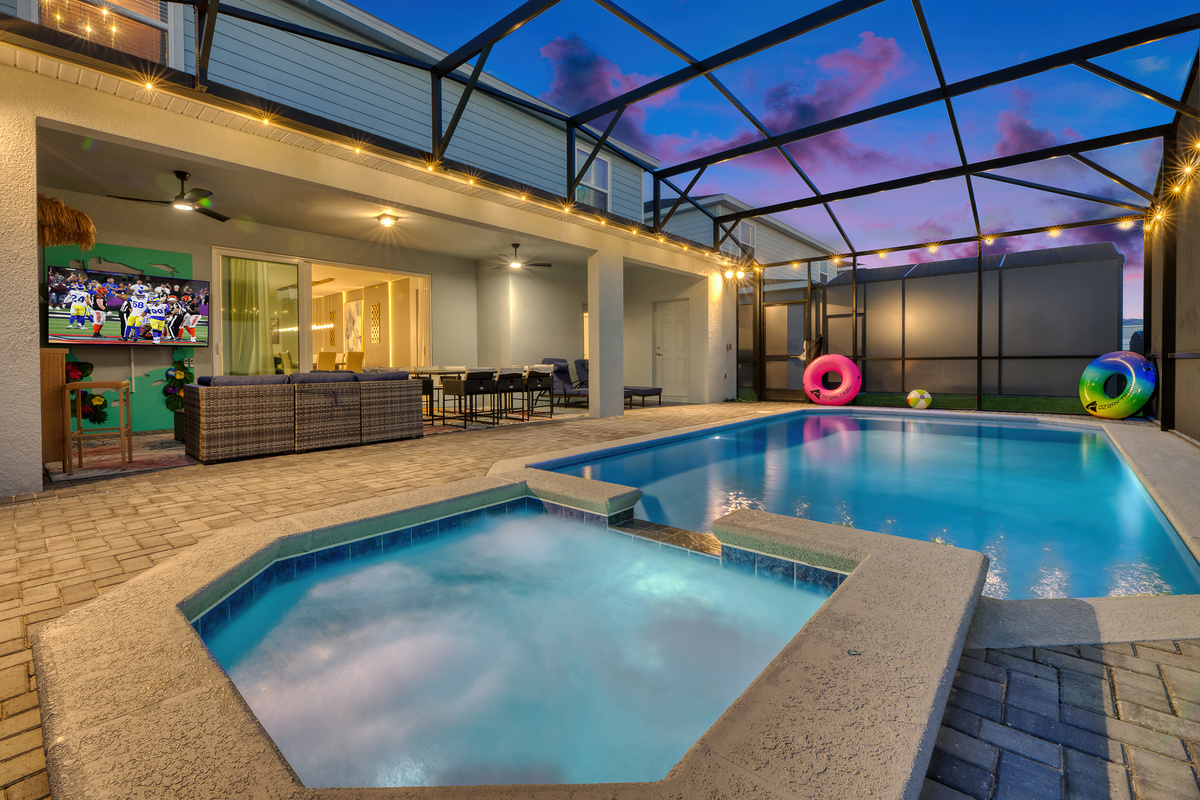 Pool at Night