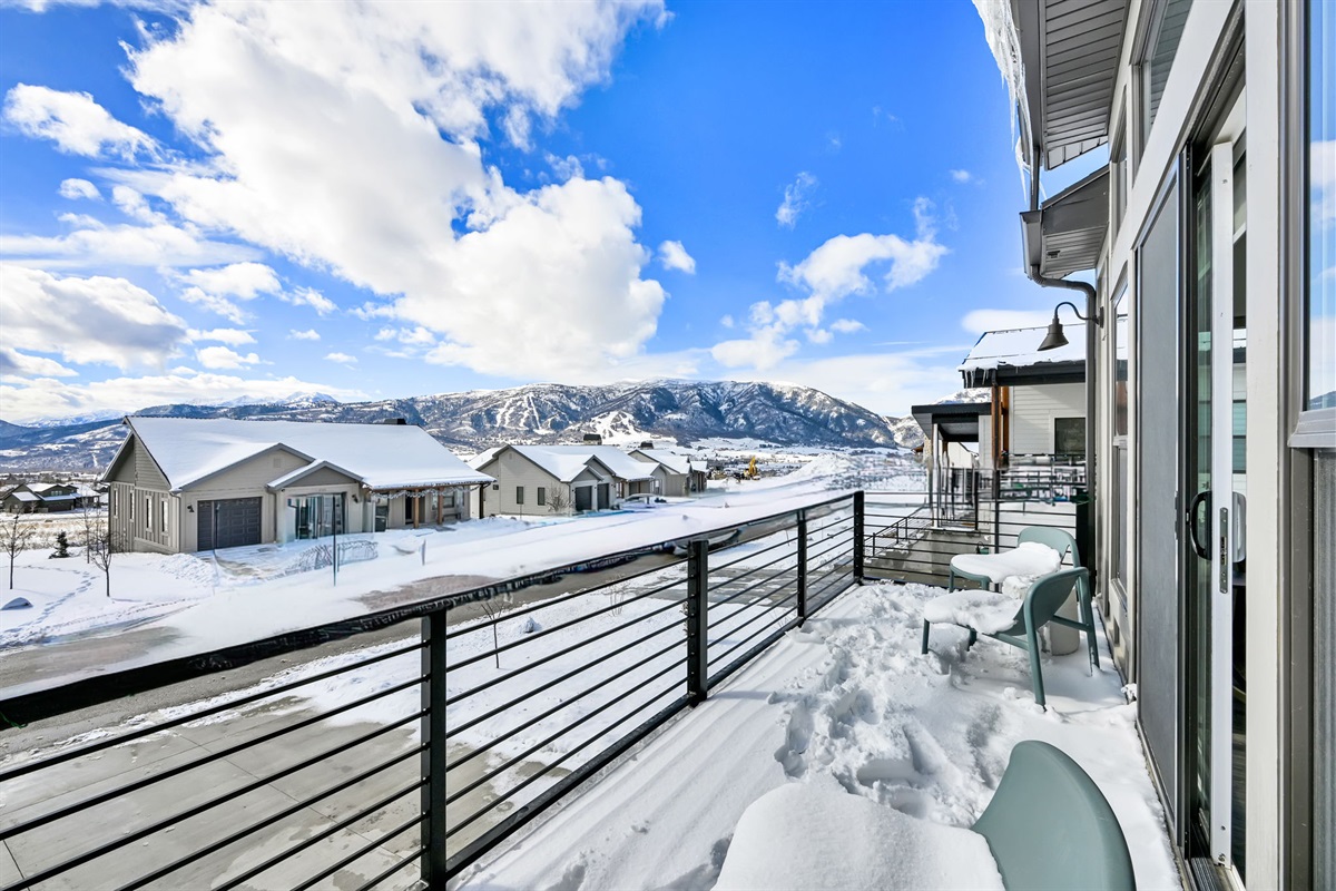 Views of the mountains in the winter! 