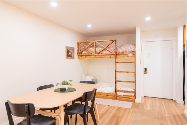 Dining and bunk sleeping area