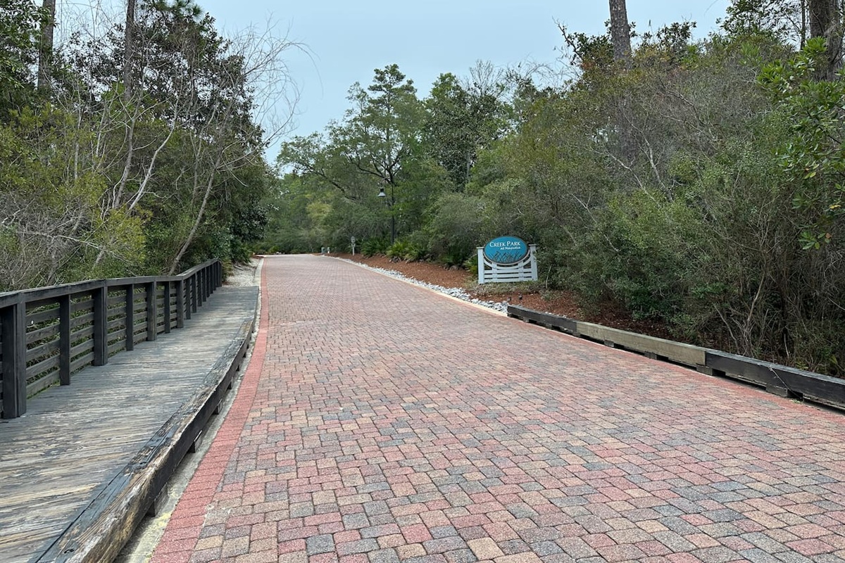  Creek Park at Magnolia offers a warm, coastal welcome—perfect for morning coffee strolls, kids riding bikes, or evening walks under the pines. The lush, quiet setting creates a peaceful retreat just steps from the pool and beach. ✨