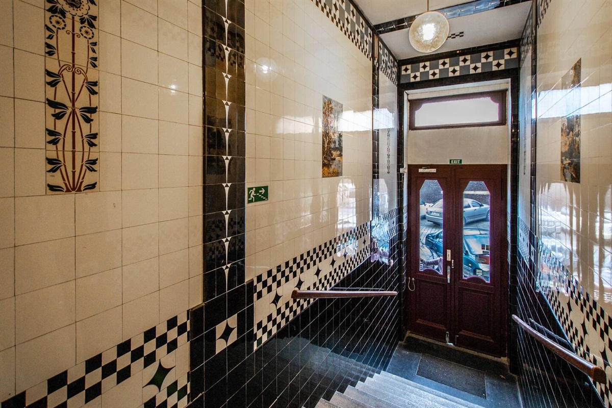 Apartment is located on the 4th floor but there is a elevator to help you get upstairs.