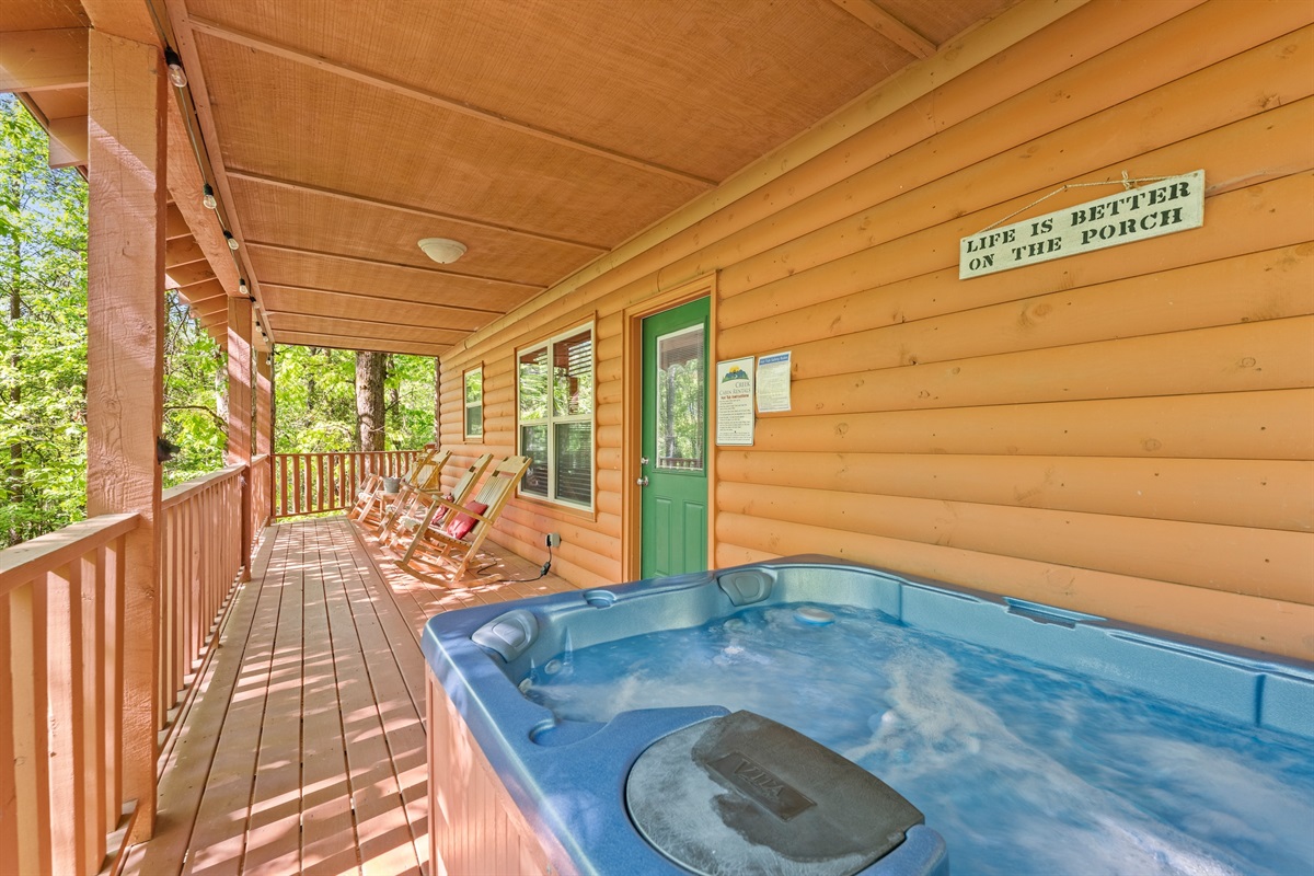 Soak in the Hot Tub After a Long Hike