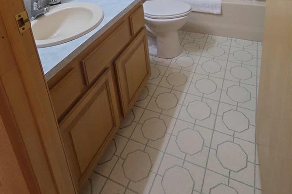 First Bathroom via Main Bedroom