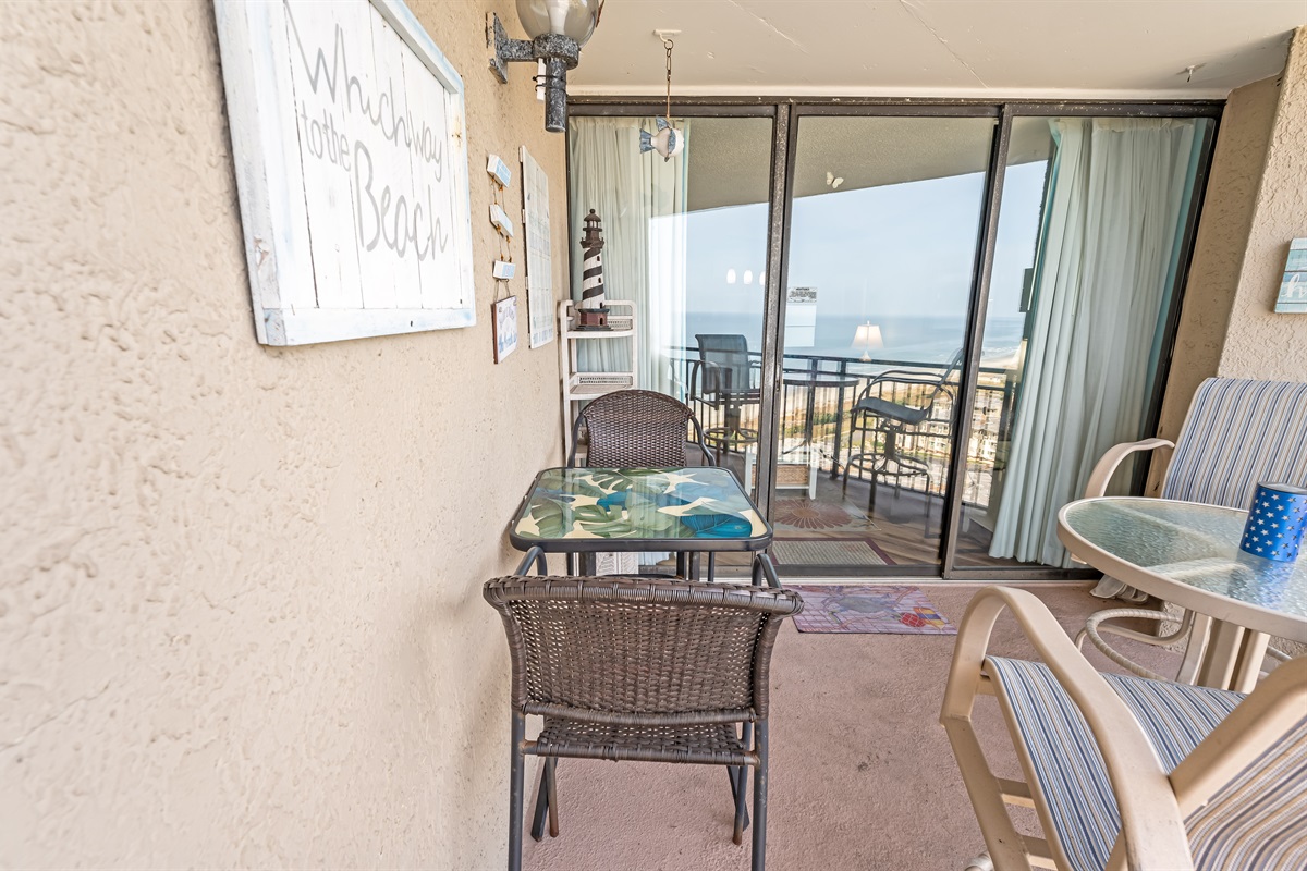 Amazing View from the Balcony!