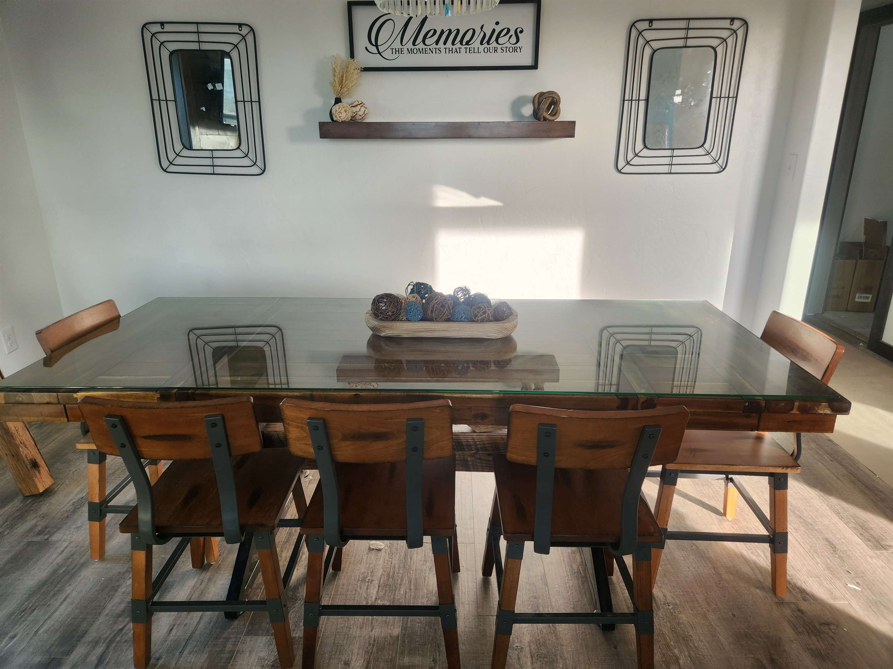Custom dining table