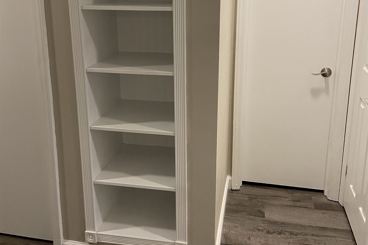 Cubbies to place helmets, gloves, goggles, etc.