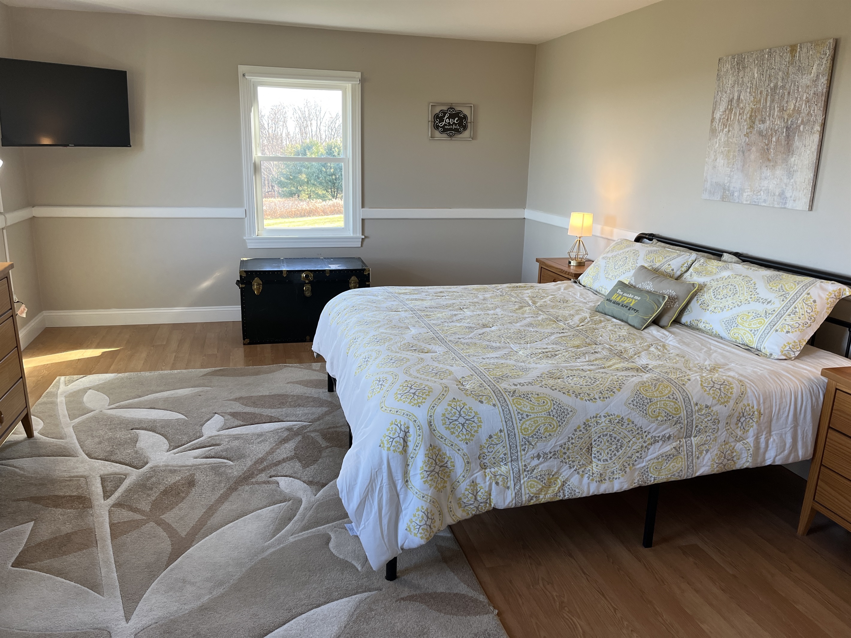 Hilltop Hideaway 1st floor King bedroom #1.