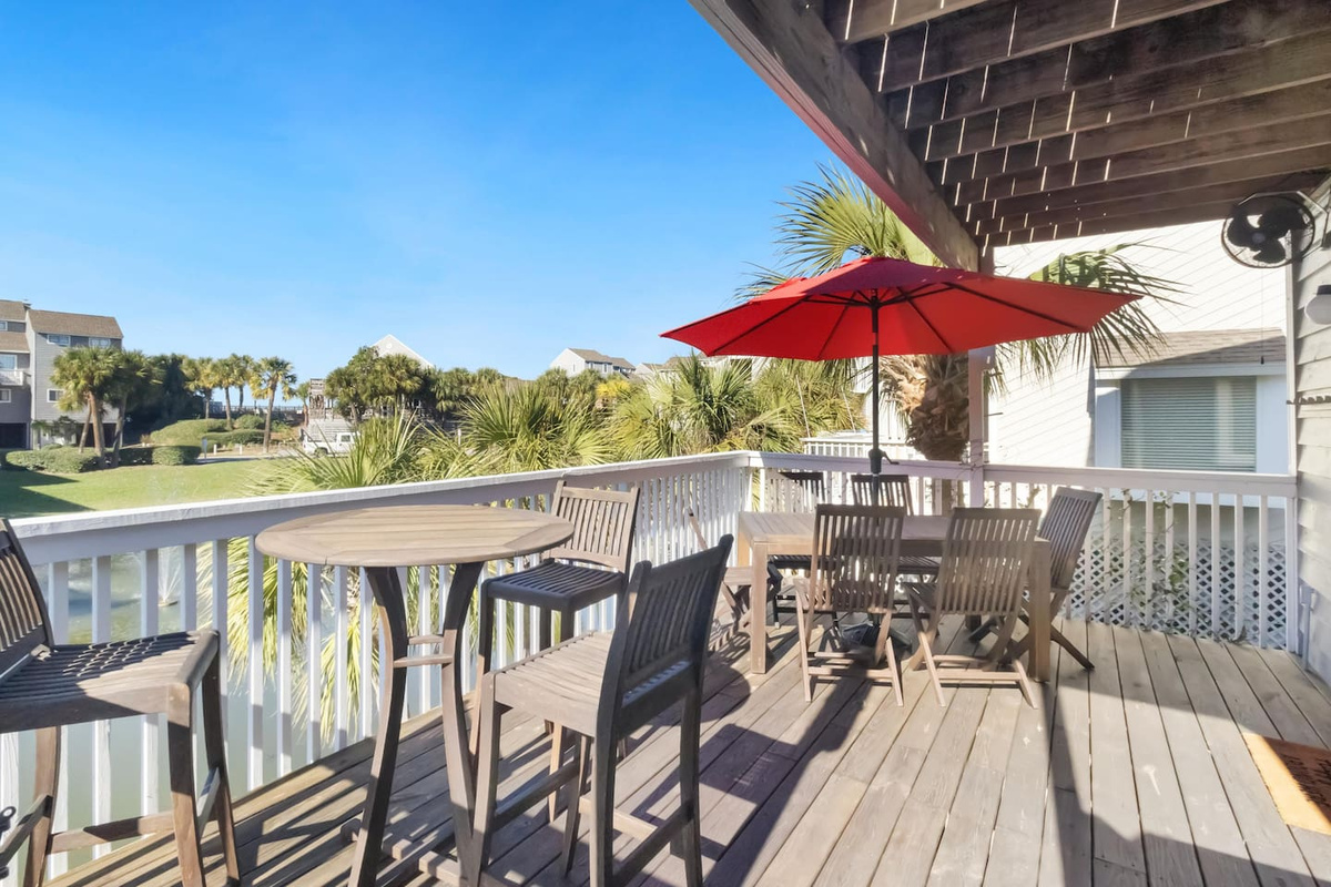 Pull up a chair on the main deck &mdash; your outdoor dining area catches the breeze, the water views, and the best light of the day.