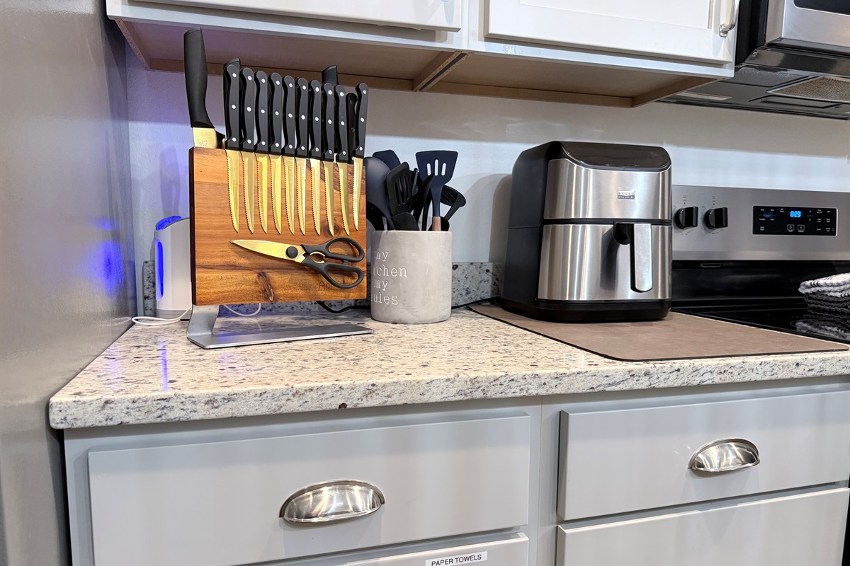 Gourmet kitchen awaits your recipes
