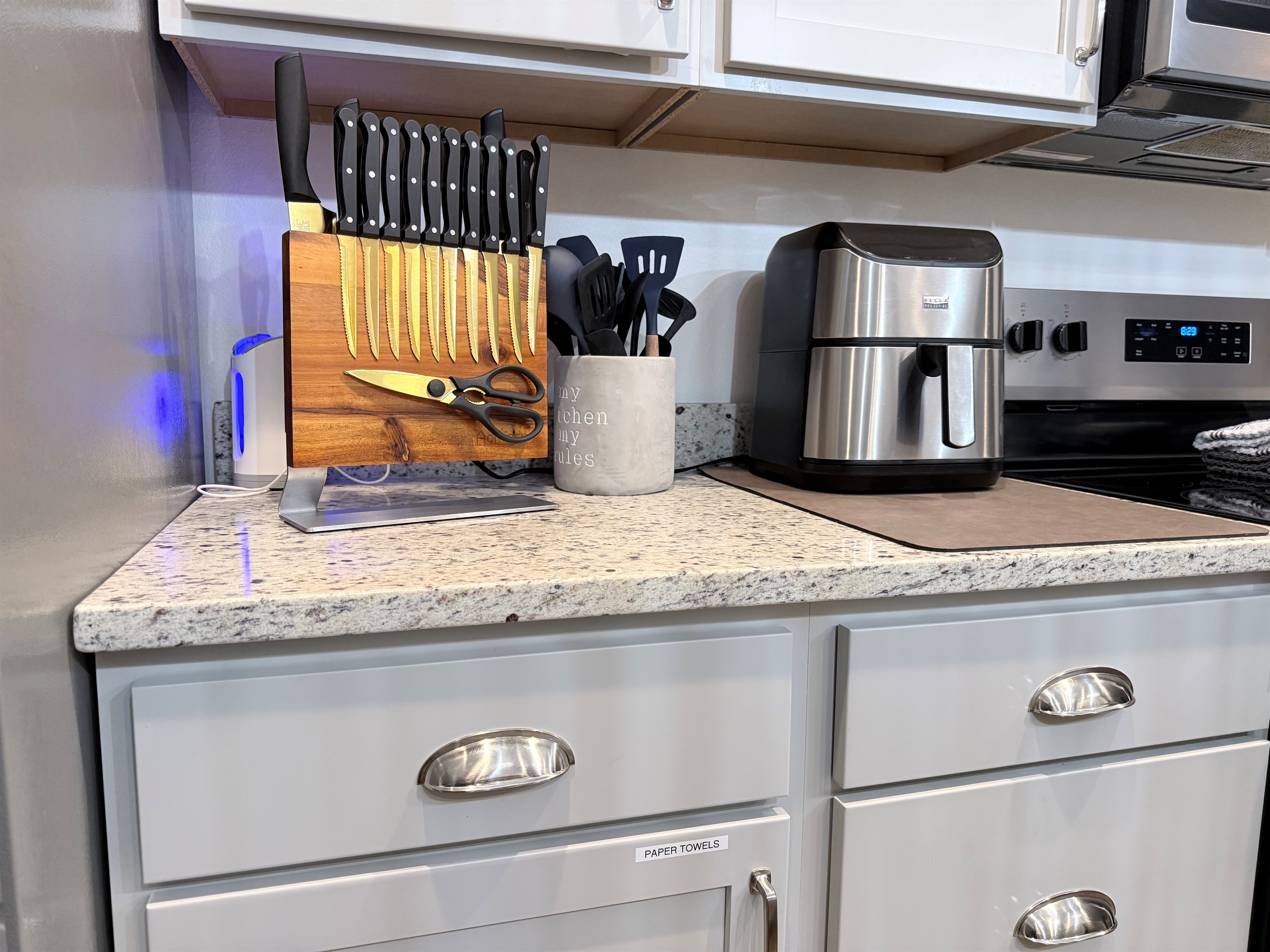 Gourmet kitchen awaits your recipes