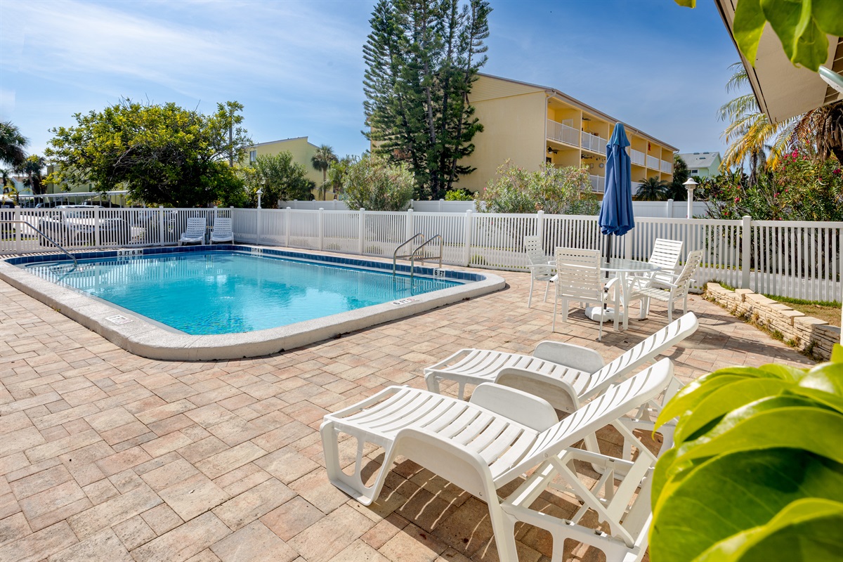 Relaxing pool area