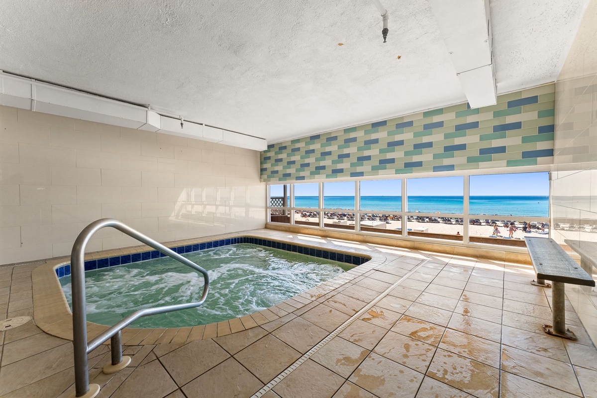 Relax in the indoor roman spa