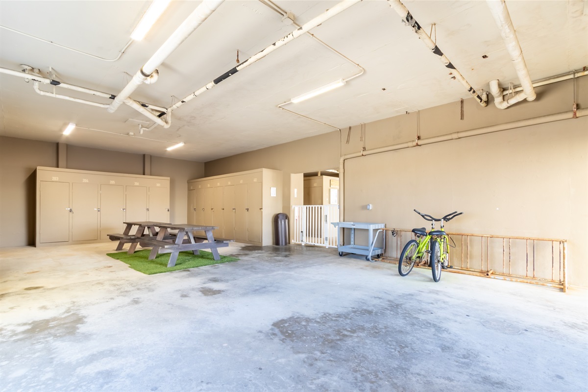 Bike racks and storage