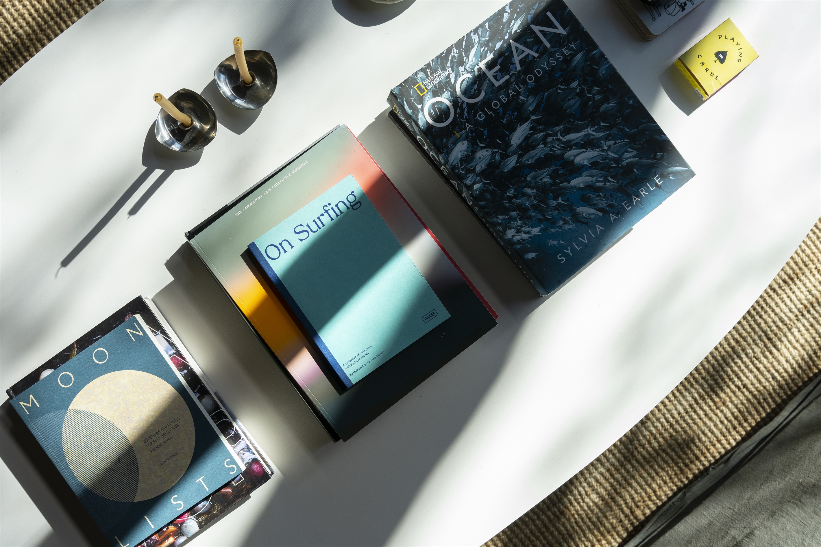"Pages of the Past, Comfort of Today: Your Retreat's Chic Coffee Table"