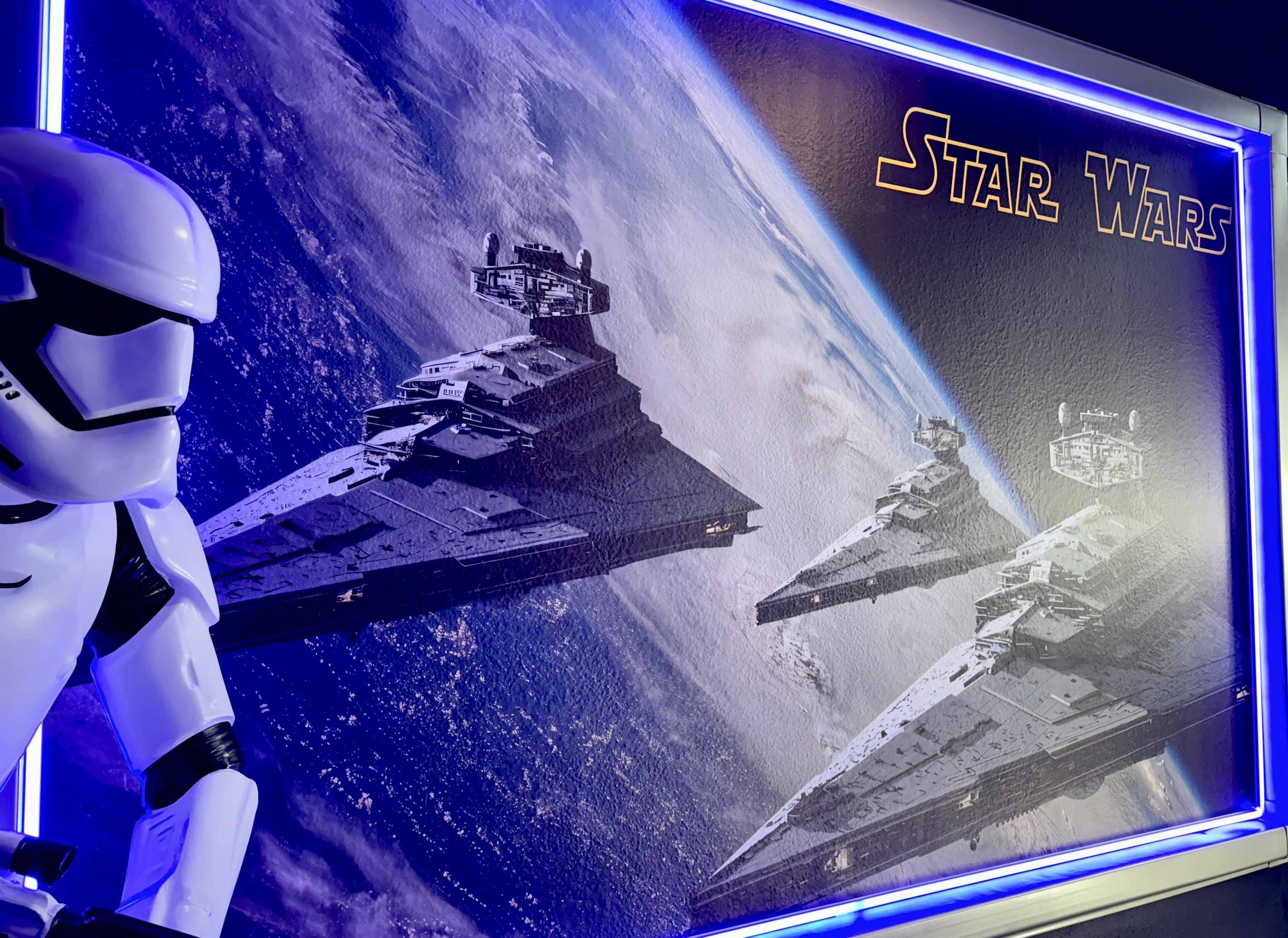 🌟 Enter a world of fun in our Star Wars-themed entryway, the ultimate kickoff to your vacation.