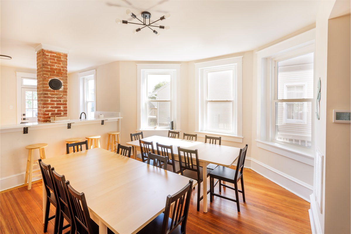 Spacious kitchen with modern appliances, essentials.