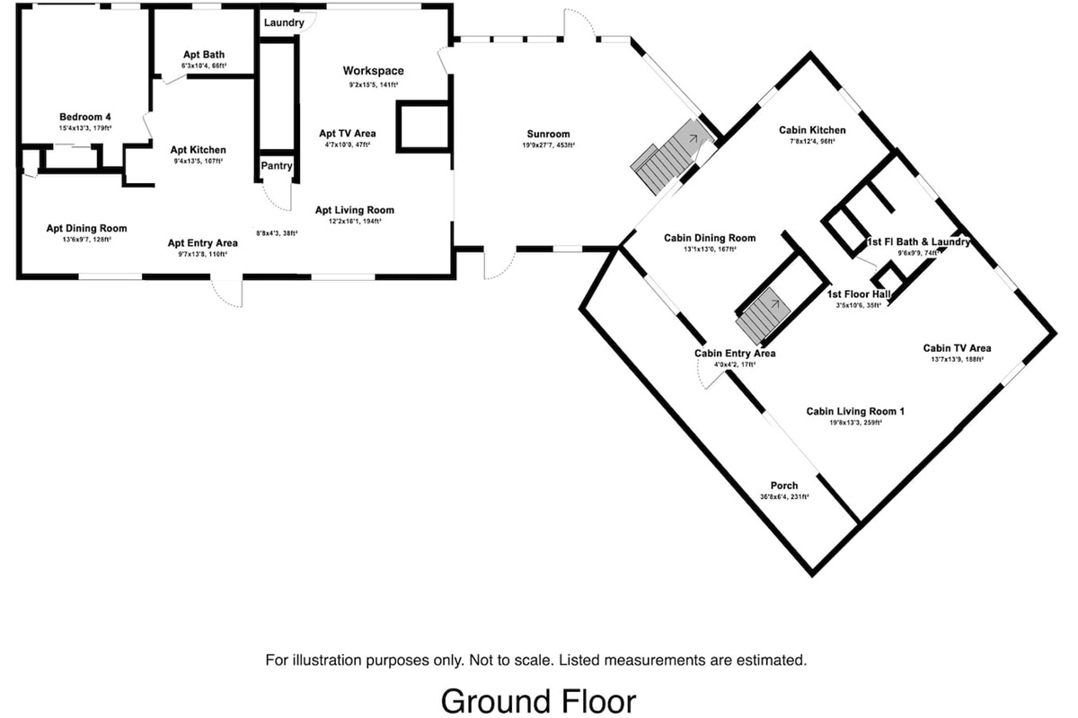 Floor Plan: Main levels