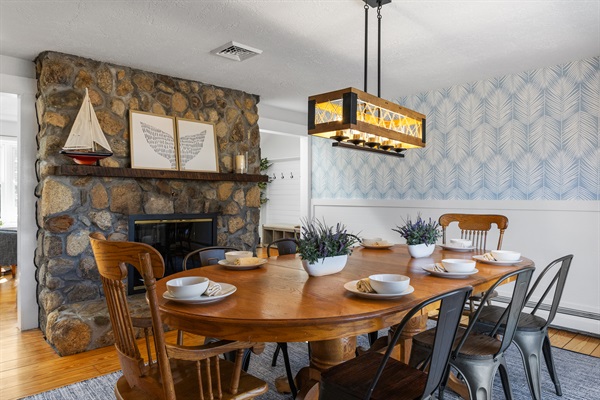 Our inviting dining area is the perfect place to share meals and laughter.
