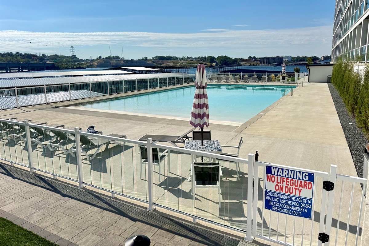 Pools are open from May thru October.