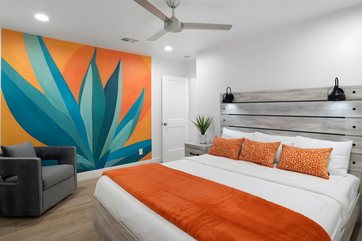 Unwind in one of 4 luxurious King beds