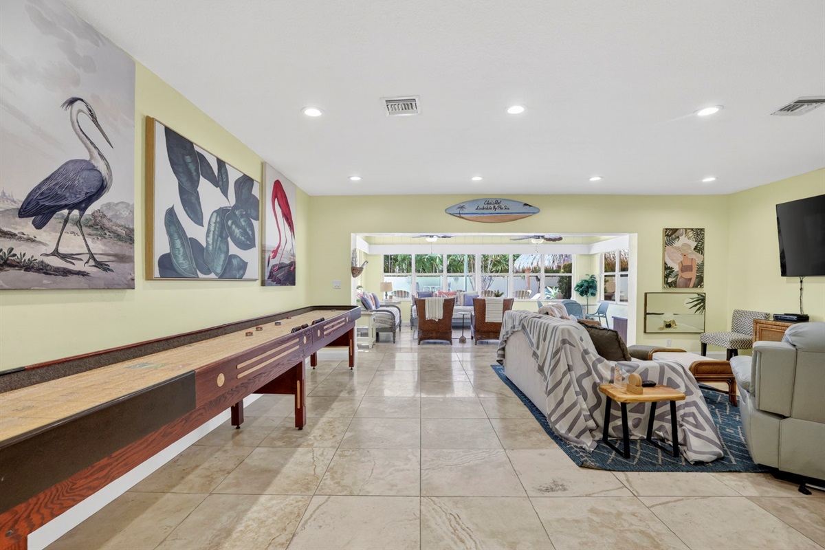 16' ft Shuffleboard Table