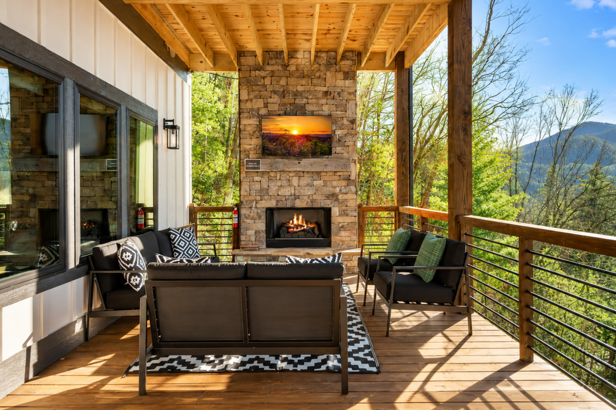 And mornings feel lighter here...
*Outdoor Fireplace (Available Year Round)