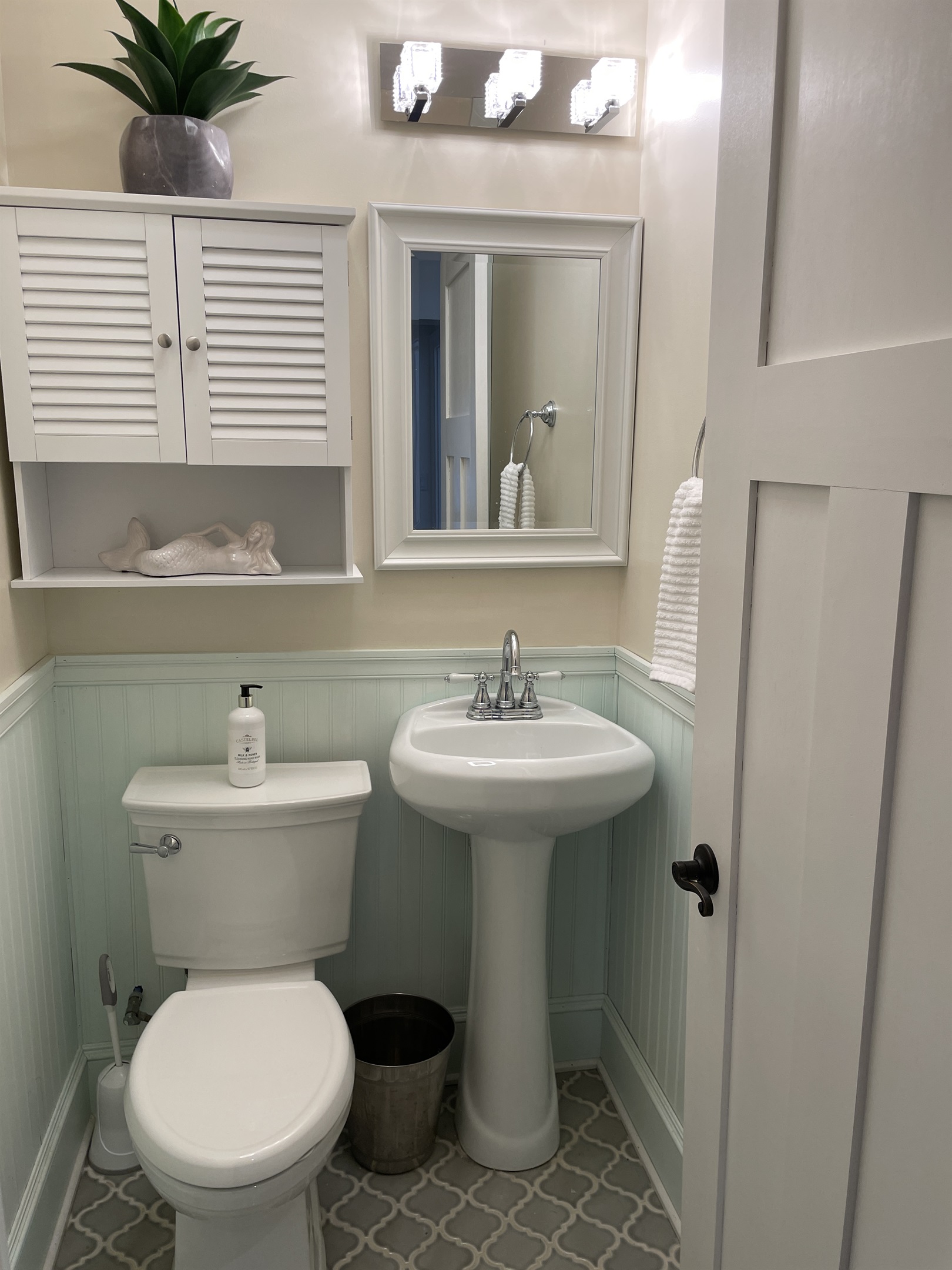 Half bath off 2nd floor landing