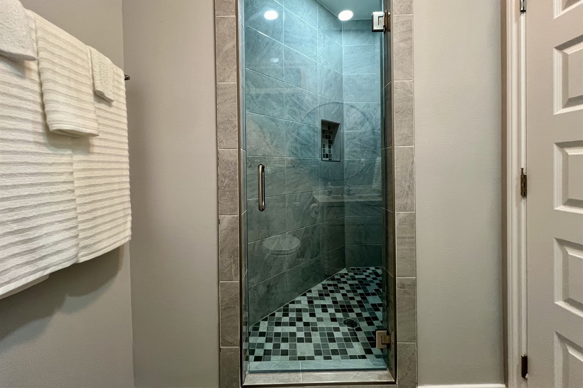 Shower in Primary Bathroom