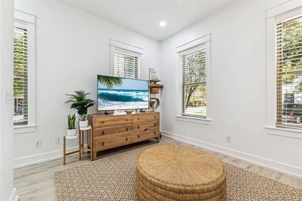 First Floor-Sitting Room/Bedroom 1-Queen sleeper sofa with ensuite bathroom