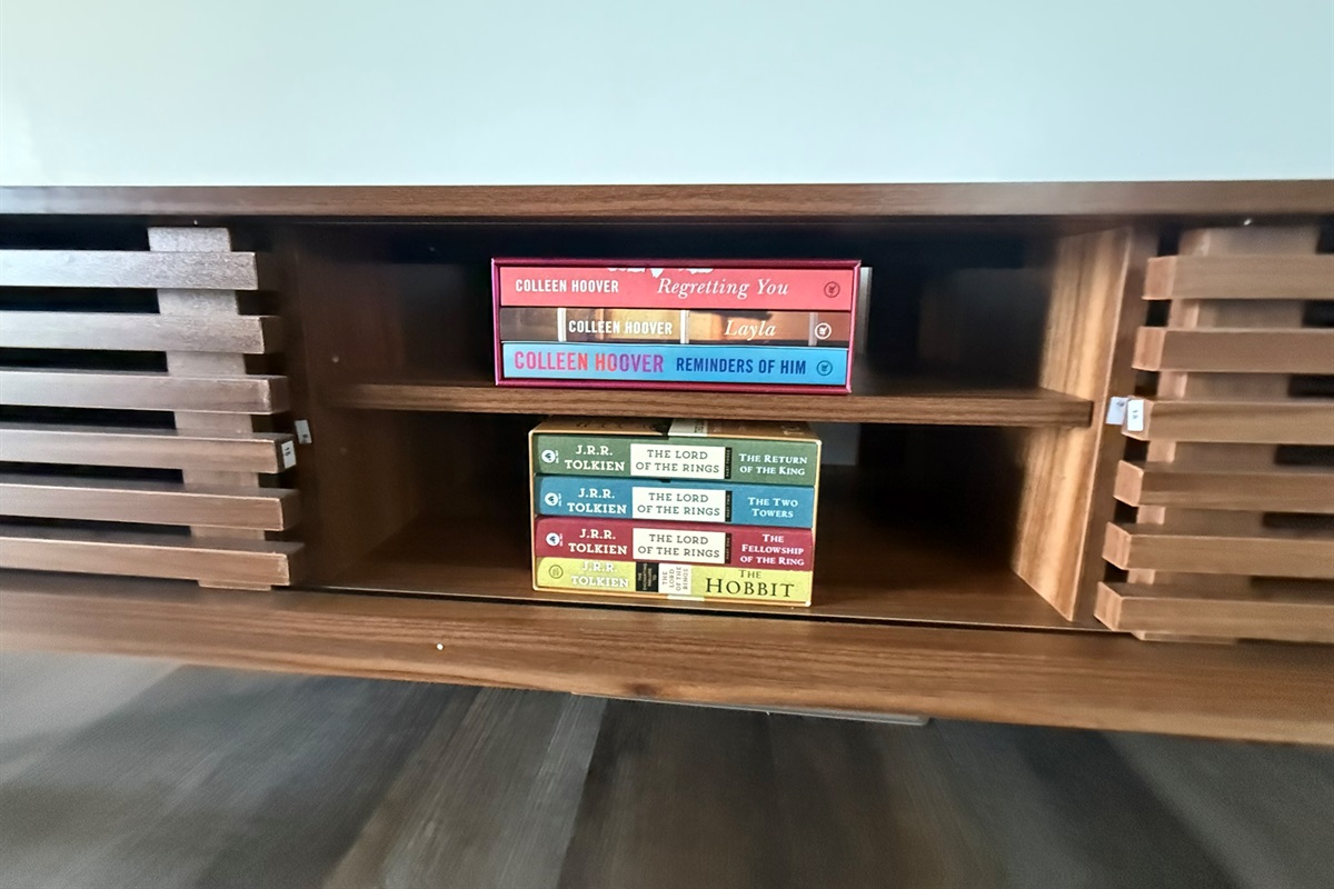 A few books for reading if you forgot yours at home.  