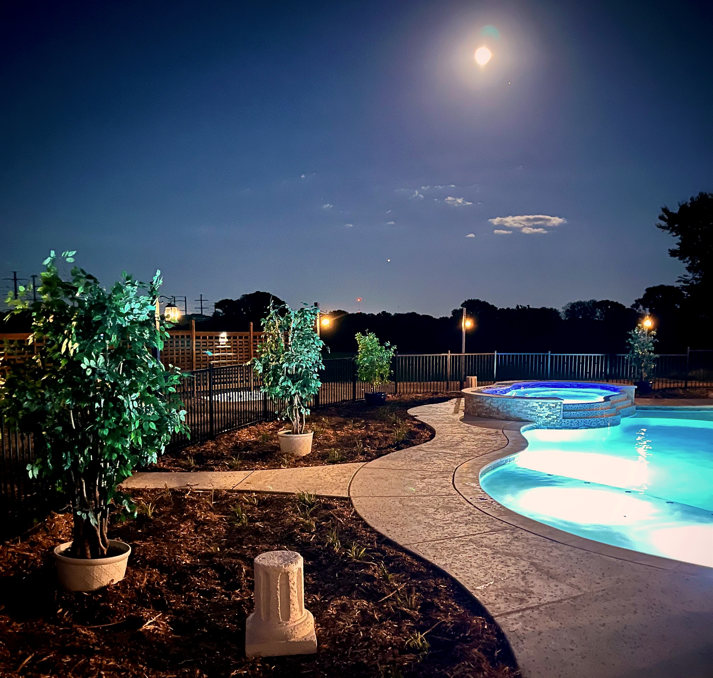 River Valley Place at night is pure country magic!