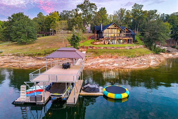 Endless lake fun, all steps from the shore.