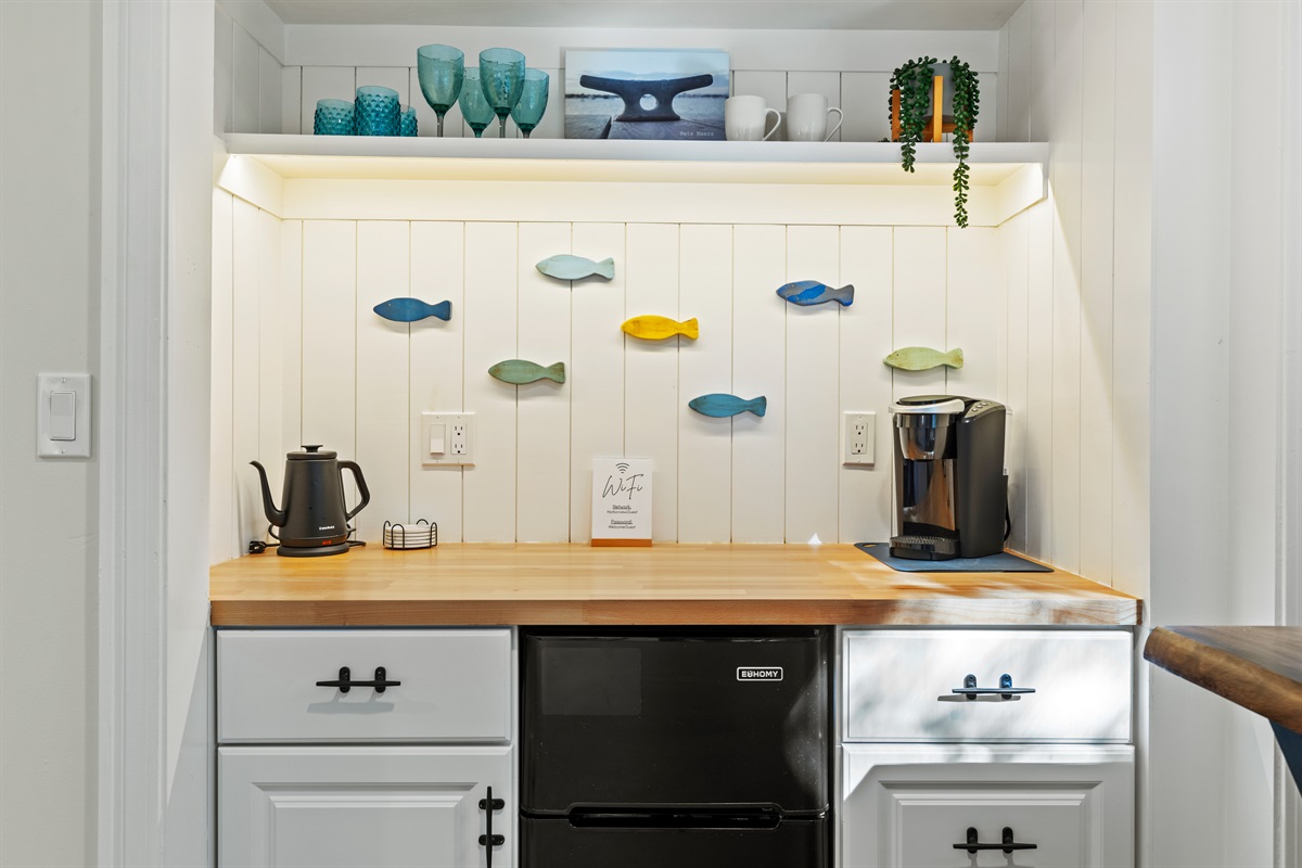 Harbor View coffee station