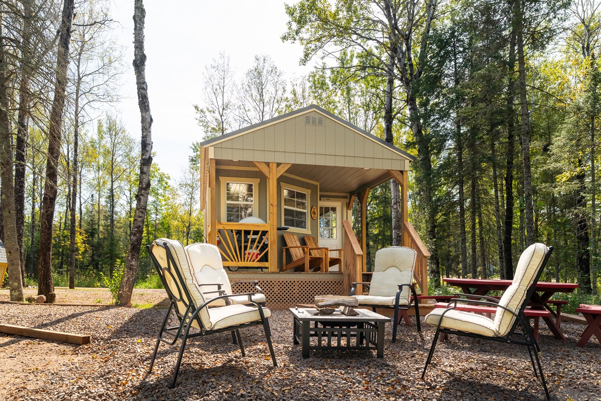Pine Cabin fire pit