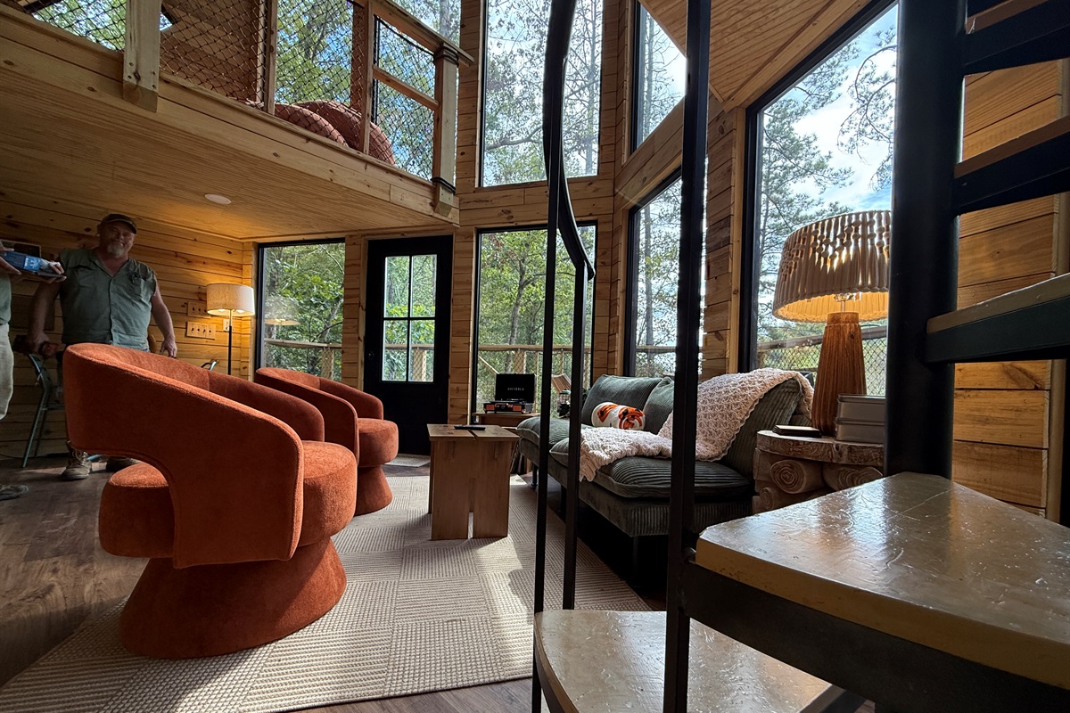 Inside comfort in an outdoor experience