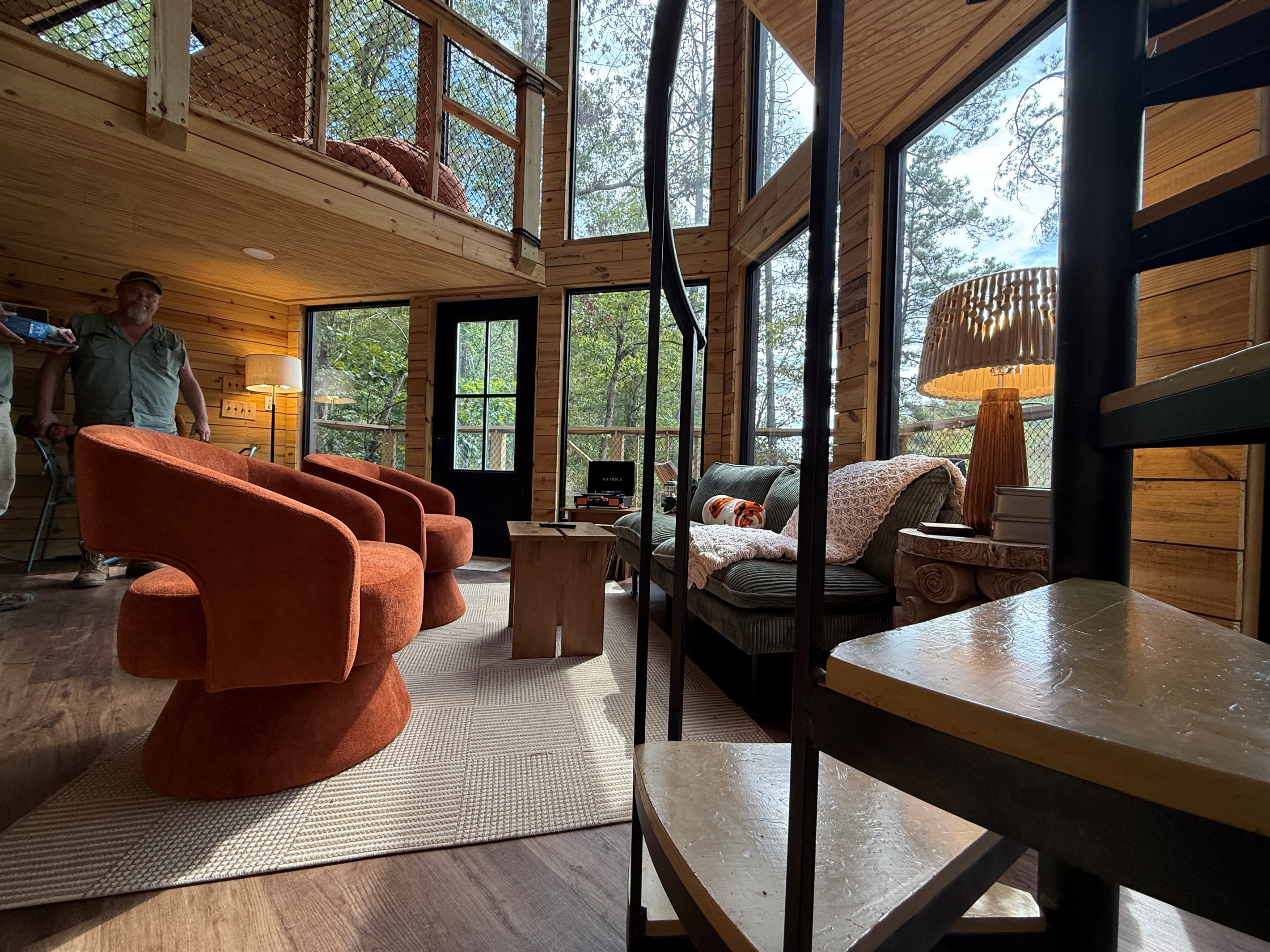 Inside comfort in an outdoor experience