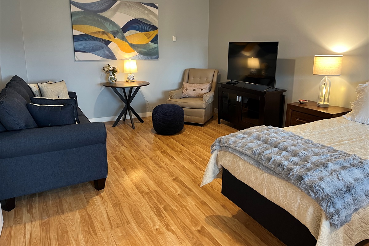 Lower level Family suite with Queen and twin