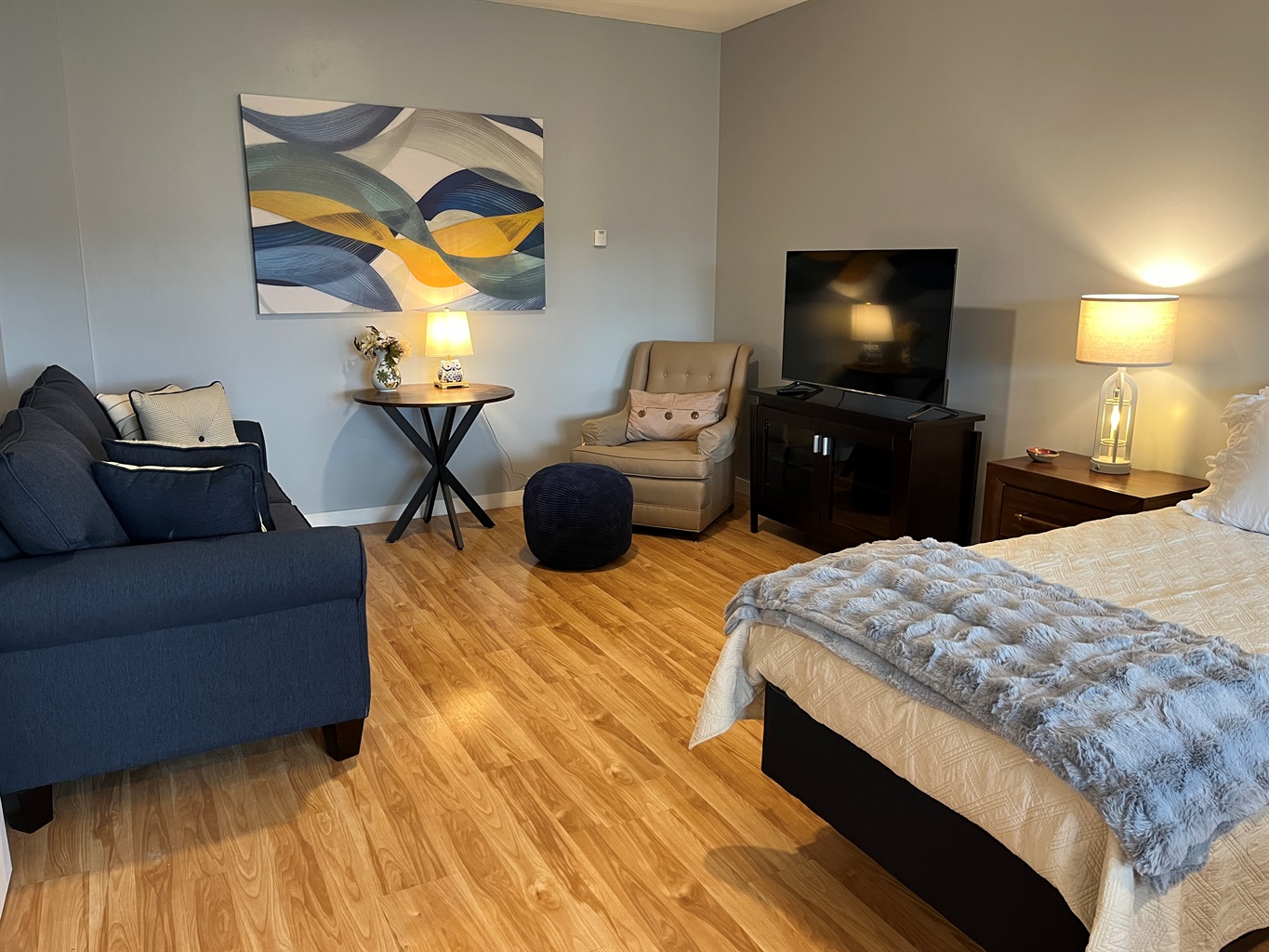 Lower level Family suite with Queen and twin