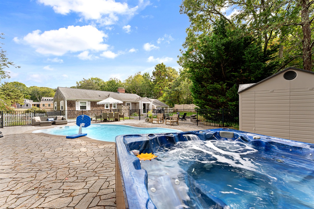 new hot tub is being installed- unavailable until January 2026