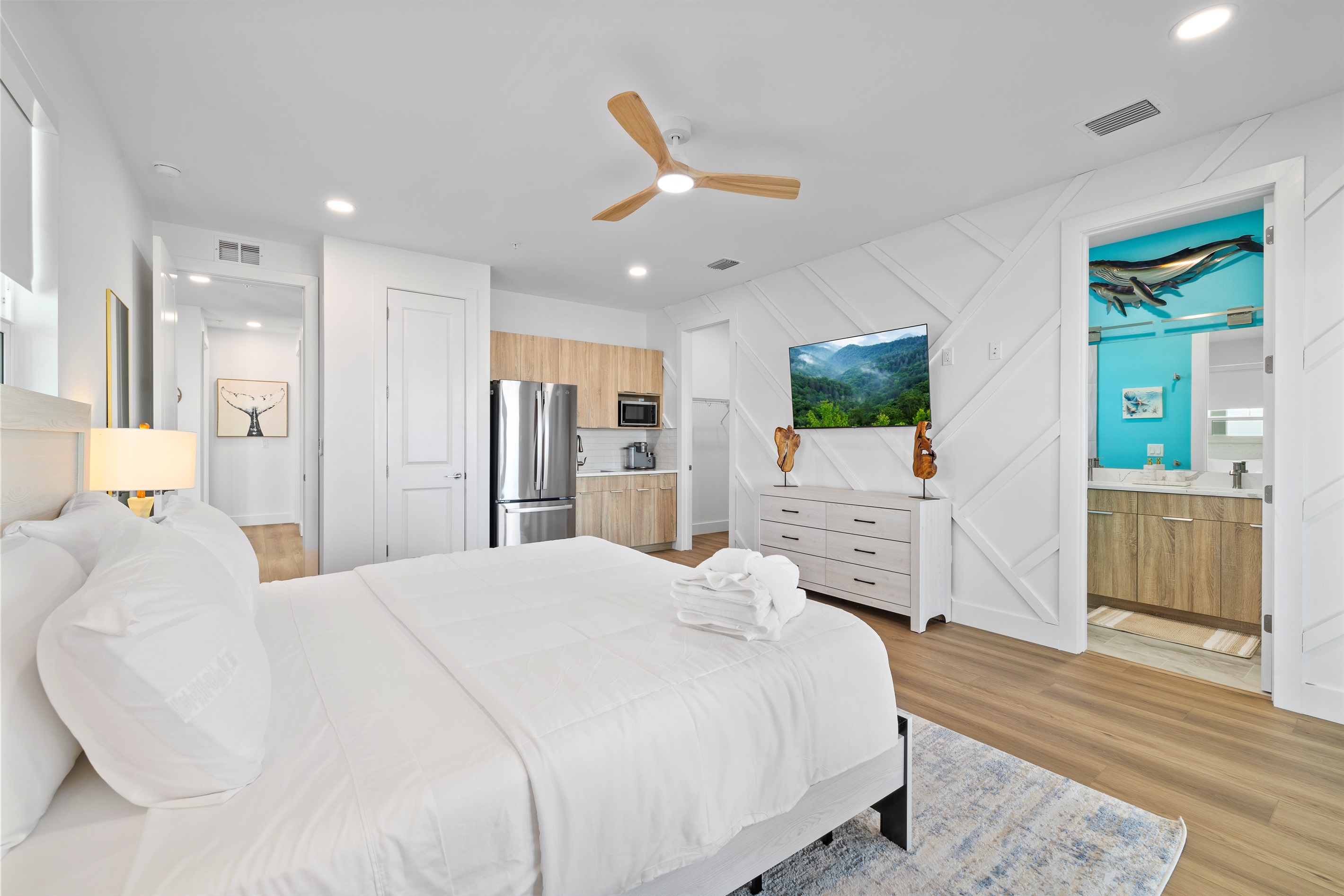 Master Suite with a stunning walk-out balcony