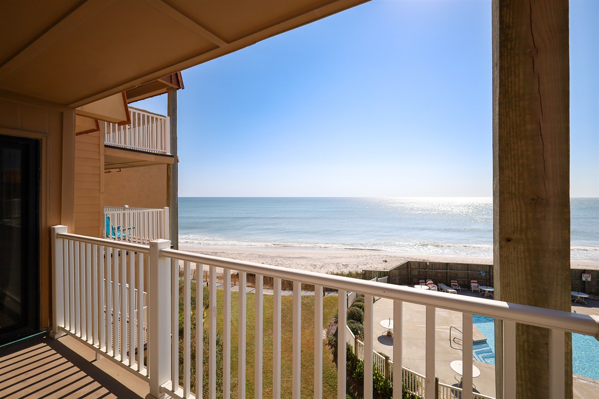 Ocean view from the balcony