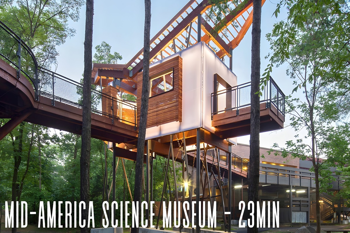 Ignite your curiosity at the Mid-America Science Museum, where interactive exhibits make learning fun for all ages!
