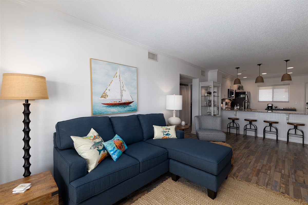 Sectional couch for lounging